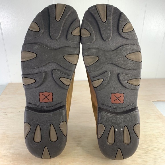 Twisted X Men's Peanut Brown Steel Toe Driving Mocs Shoes MDMSM01 Size 13 - Picture 7 of 10